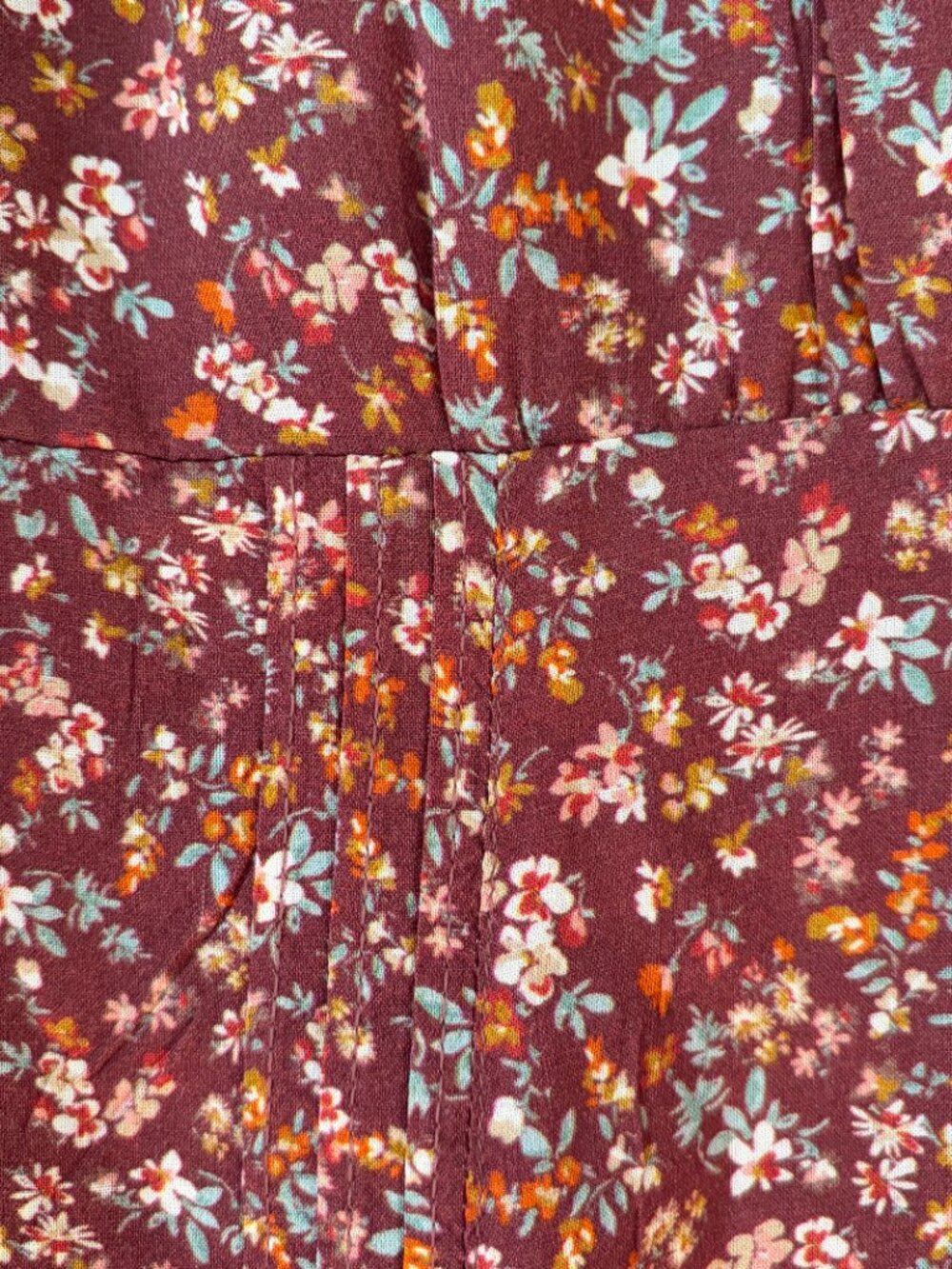 Lucky Brand 3/4 Sleeve V-Neck Mini Dress Size XXL NWT lace detail Floral - Picture 9 of 14